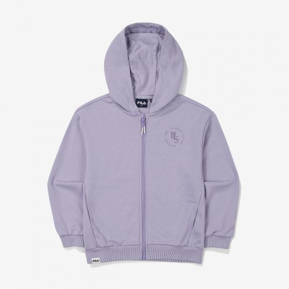 (フィラキッズ) エッセンシャルピンタックトレーニングパーカージップアップ (FK2FTF3201X_DVI)