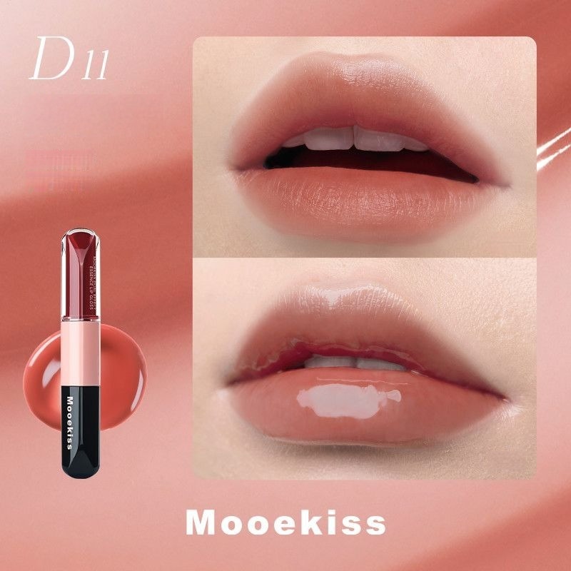 Qoo10] Mooekiss 【2in1】リップティント ダブルヘッリ : ポイントメイク