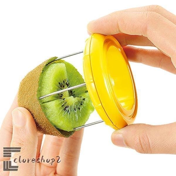 【超お得1つ買うと10個もらえる】急速出荷30% OFF沸騰新柄追加 ２個セット　カッター キウイ用 キウイカッター＆ミニ フルベジ 皮むき器 キウイ 剥く 切る カット 簡単 手軽 時短 下ごしらえ