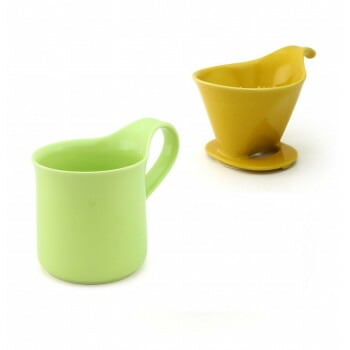 ZERO JAPAN（ゼロジャパン） ドリッパー＆カフェマグセット ドリッパートレイ付 DMZ-16 YP/KW 4,963円