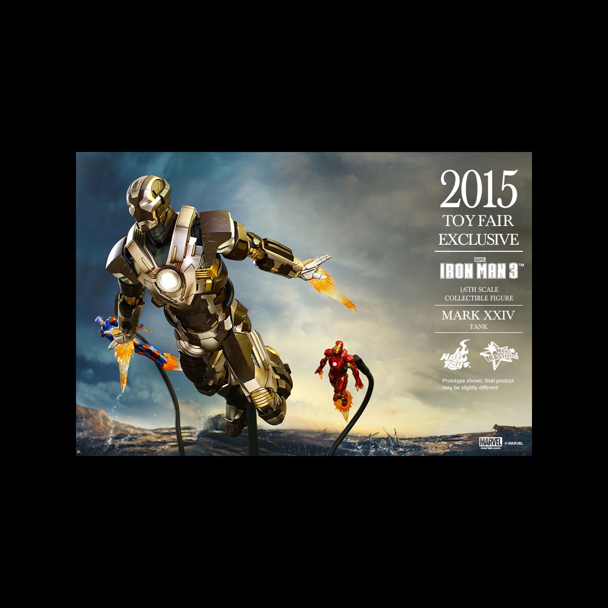 新品未開封 HOTTOYS ホットトイズ1/6 MMS303 ヴェノム 『アイアンマン３』 フィギュア　アイアンマンマーク２４