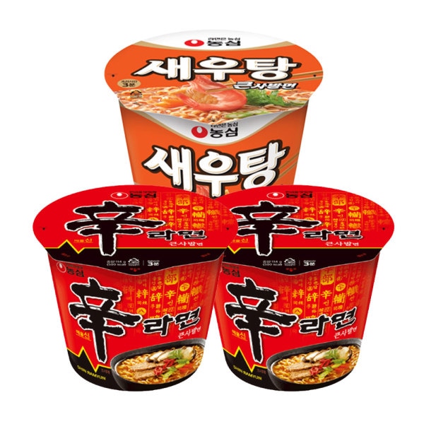 辛ラーメン12個+エビタン6個入り大鉢計18個