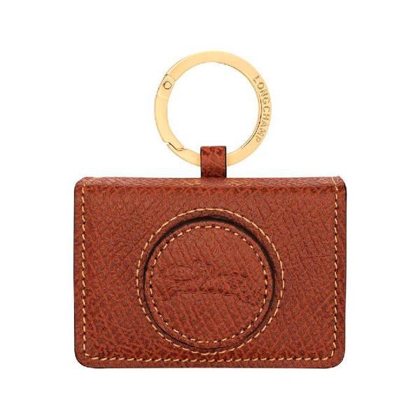 LONGCHAMP エピュール ブラウン キーホルダー 36121HYZ035