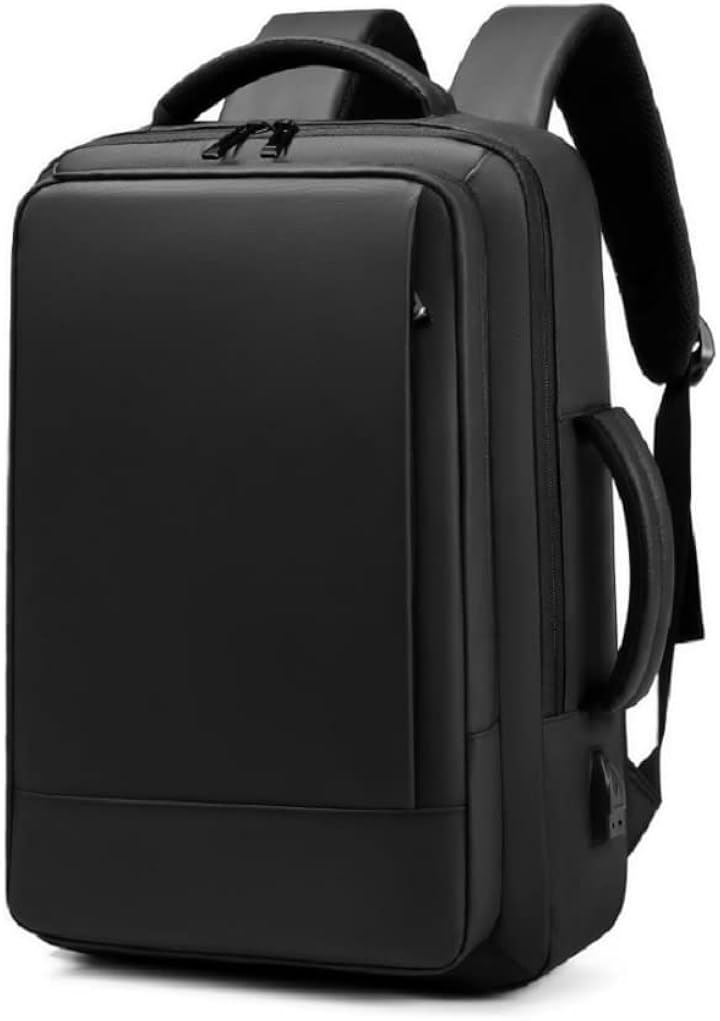ビジネスリュック バックパック メンズ リュックサック 防水 大容量 ＵＳＢポート付き 通勤 旅行(ブラック)