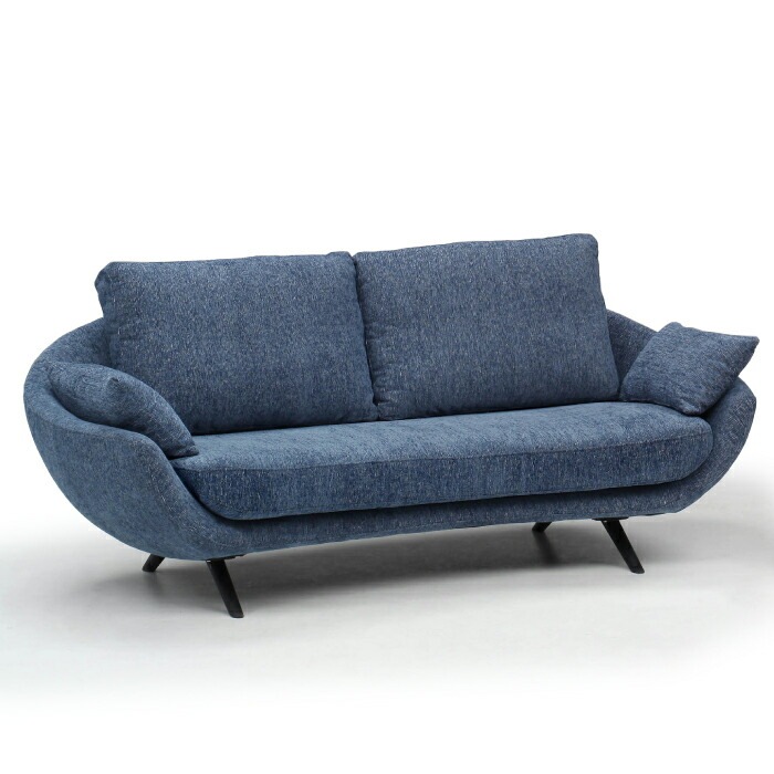 ソファ ファブリック ソファー 幅202cm 3人掛けソファ 3Pソファ シンプル モ