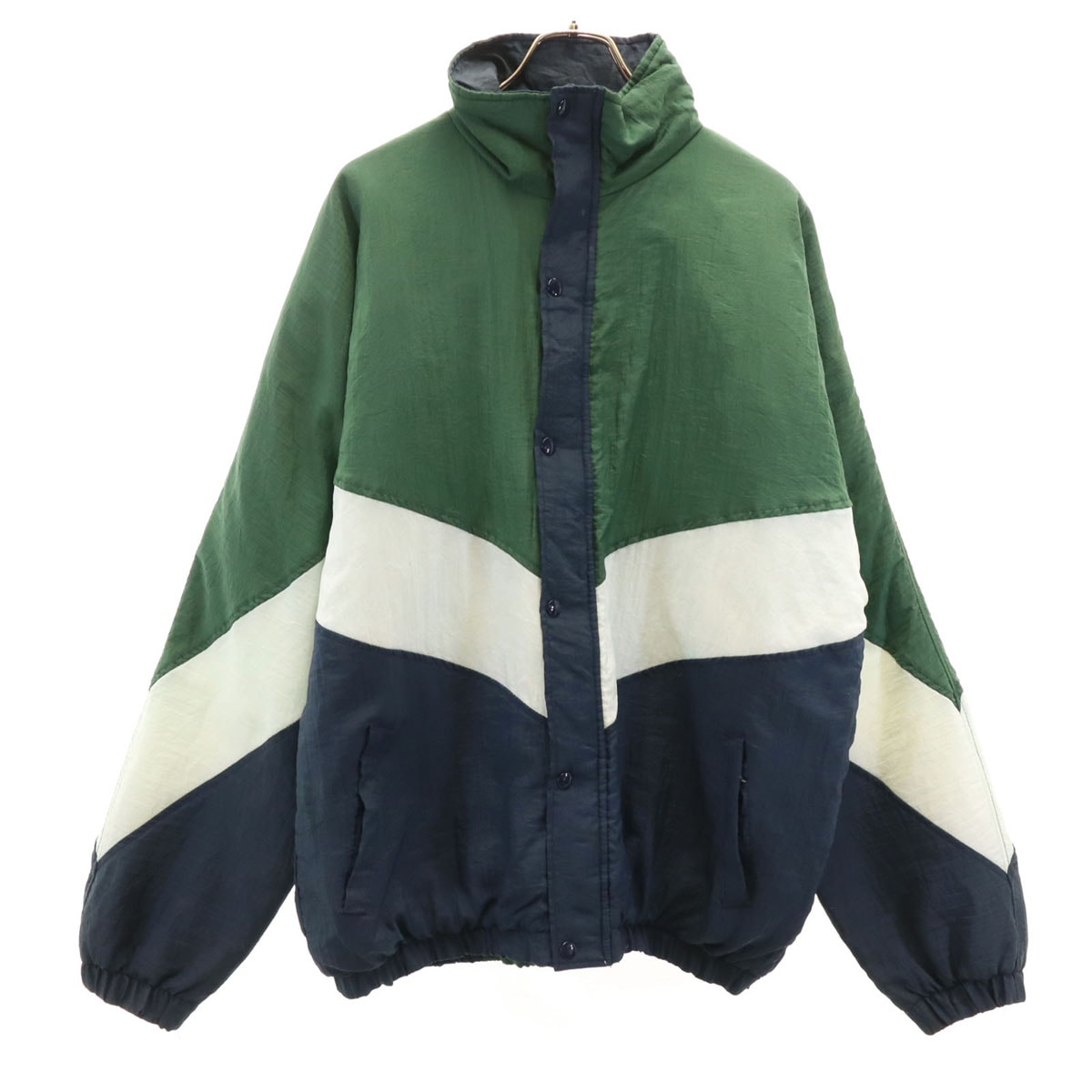 Holloway ホロウェイ 80s 90s オールド USA製 ナイロンジャケット XL グリーン メンズ 古着