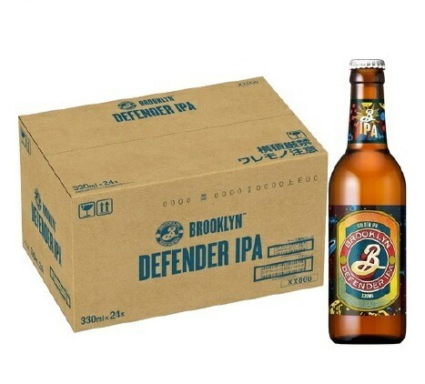 【送料無料】輸入ビール ブルックリンディフェンダーIPA 330ml24本【北海道沖縄県東北四国九州地方は必ず送料が掛かります】