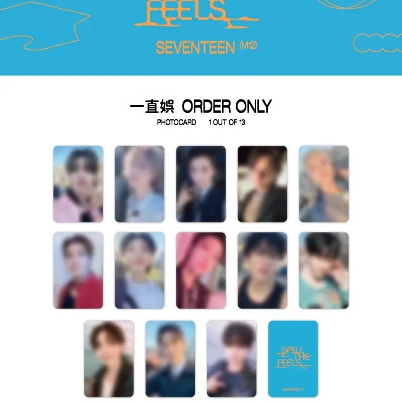 SEVENTEEN 12th Mini Album SPILL THE FEELS 中華 一直娯CITY 全員13枚セット