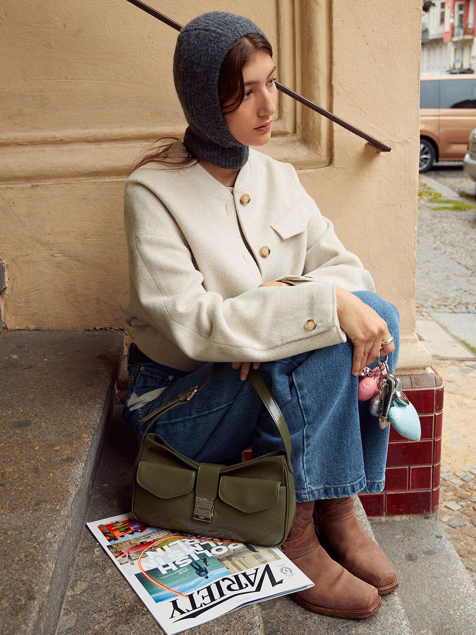 レイヴイーライスモールインダークオリーブ UA3AB020 47