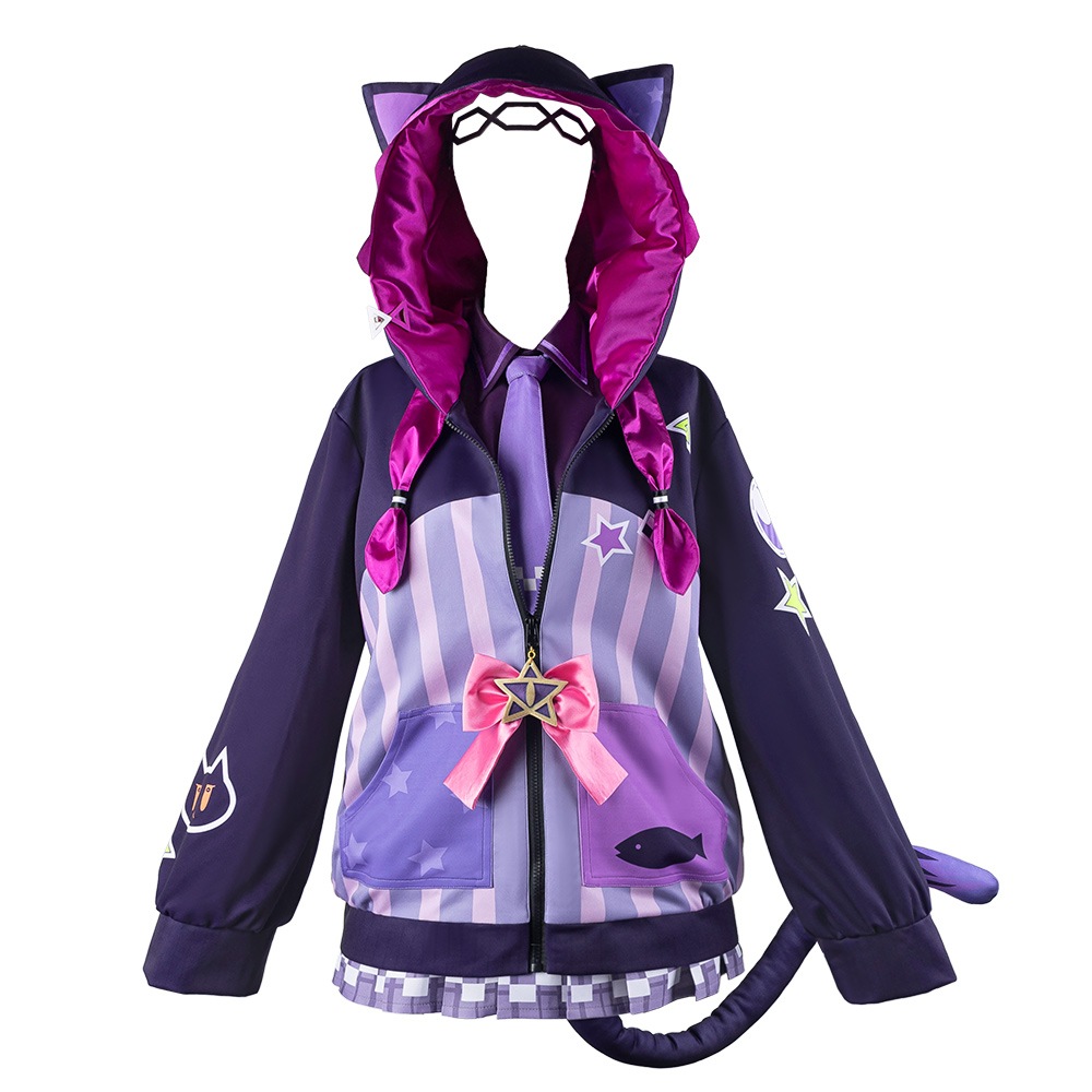 バーチャルYouTuber　VTuber hololive コスプレ 制服風 紫咲シオン コスプレ衣装 10,080円