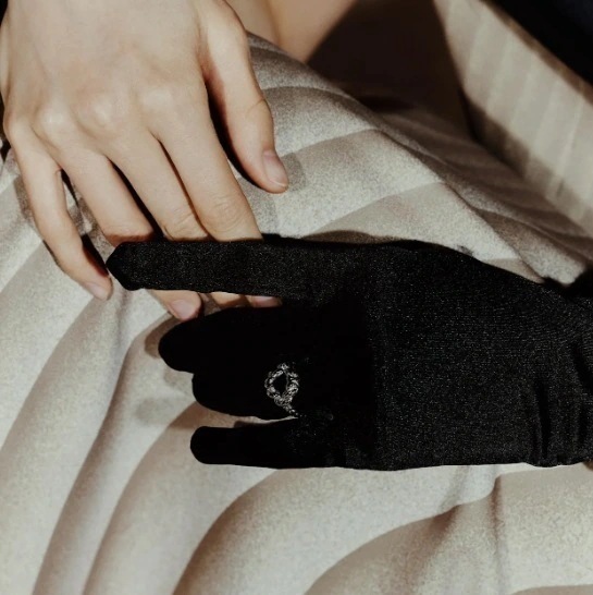 リング 指輪 開口指輪 結び紐 925銀 サイズ調整可能 デザイン款 シンプル レディース アクセサリー