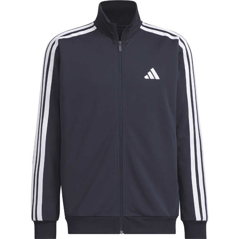 アディダス　レディース スリーストライプス レギュラーフィット ダブルニット トラックジャケット ［レディース /Mサイズ］ レジェンドインク 【返品交換不可】