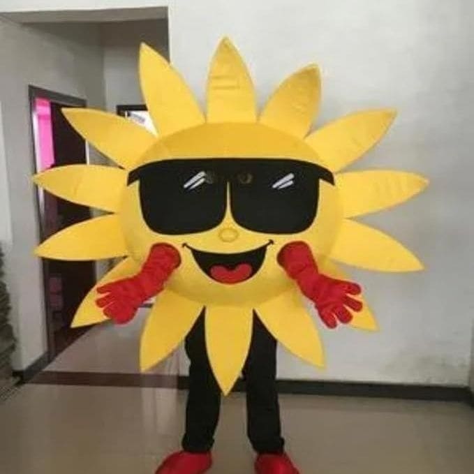 太陽の花人形衣装歩く人形衣装