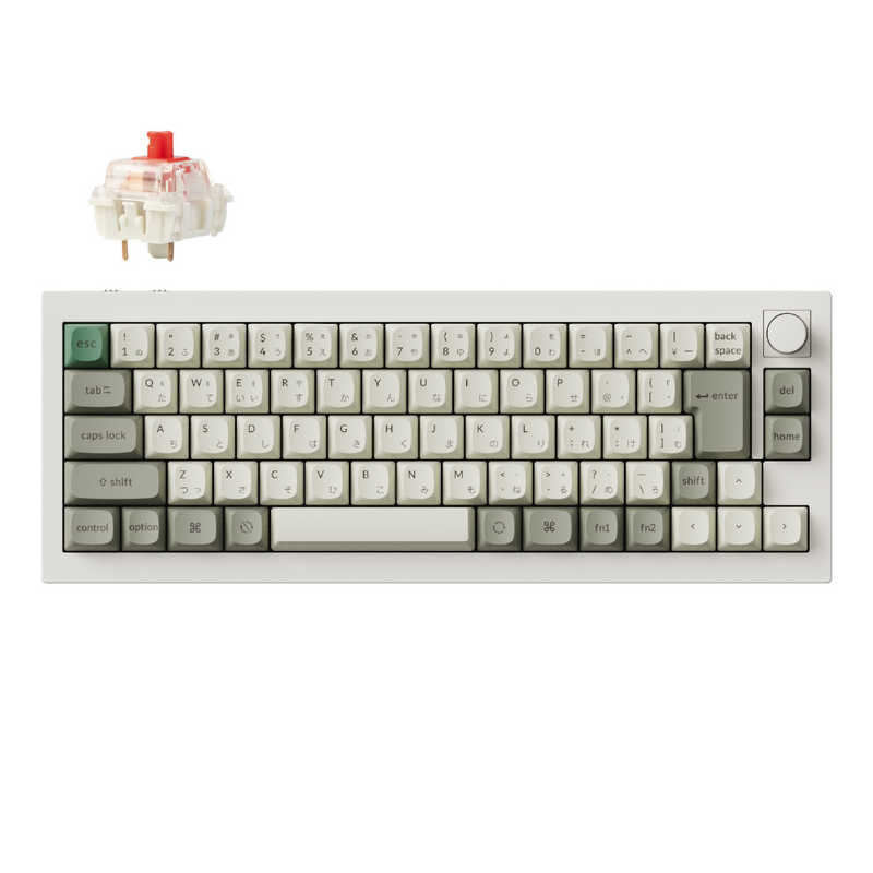 キークロン　キーボード Q2 Max RGBライト(赤軸) ［有線・ワイヤレス /Bluetooth・USB (Type-C)］ Q2 Max RGBライト（赤軸）　Q2M-P1-JIS
