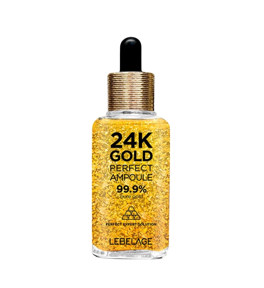 【韓国コスメ】24Kゴールド パーフェクトアンプル 50g/保湿/そばかす/保湿美顔器 ヒアルロン酸 美容 人気 レディース メンズ ソウルベストセラー 血行 シミ取り 緑茶エキス