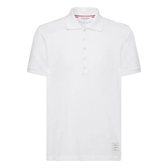 THOM BROWNE Men Polo Shirts MJP110P 00050 100 WHITE
