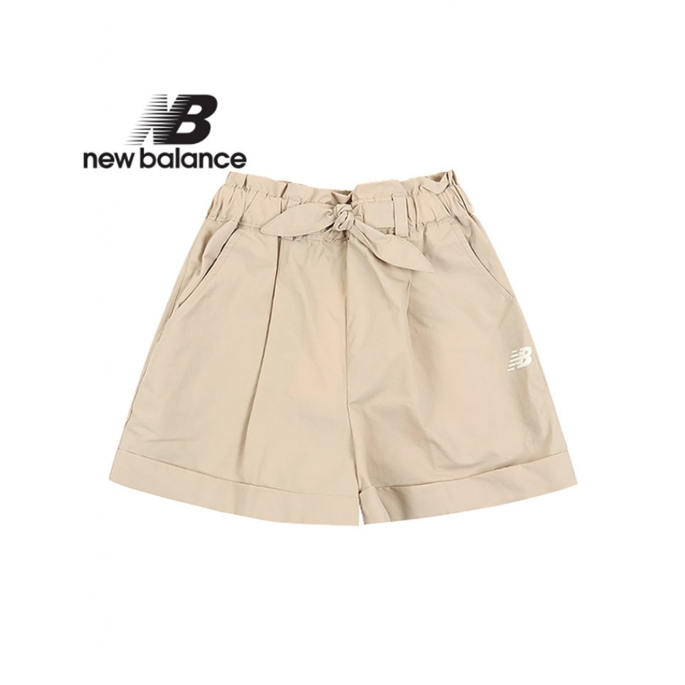 ニューバランスキッズ女の子用ウエストポイントショーツ (NK9VD2401G-36) _ライトベージュ