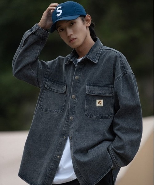 カバーオール ヘビーウェイト ビンテージ 加工 デニム オーバーサイズ カバーオール メンズ レディース