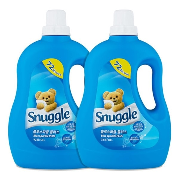 【スナグル】ブルースパークル 高濃縮柔軟剤 1.8L 2本ファブリック柔軟剤