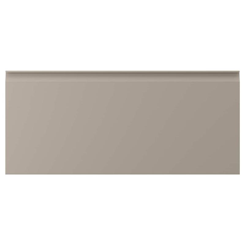 UPPLOV ウップローヴ 引き出し前部 - マット ダークベージュ 90x40 cm