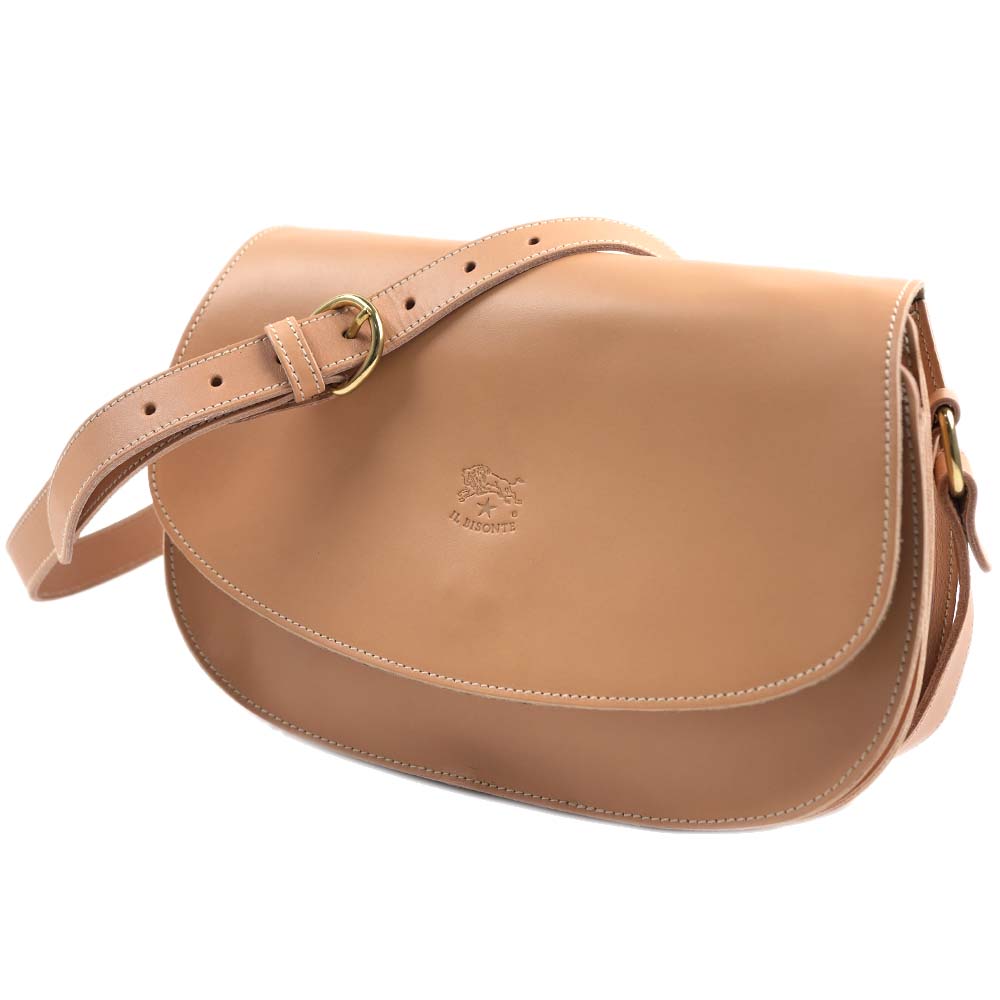 [訳ありアウトレット(キズ)] イルビゾンテ IL BISONTE ショルダ－バッグ BCR172 PG0003 NA213B Naturale Cowhide Leather BCR172-PG00