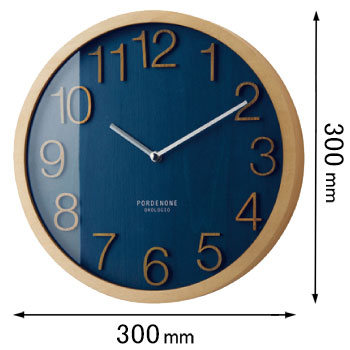 インターフォルム 電波掛け時計 INTERFORM Plock プロック ウォールクロック CL-2940NV 10,124円