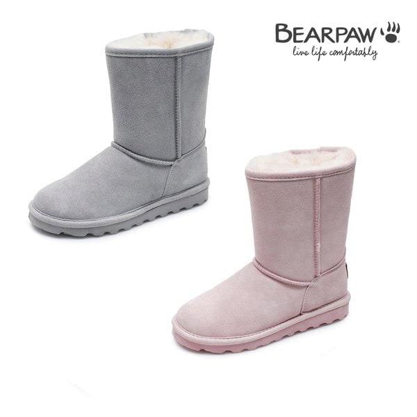 （BEARPAW）女性用シープスキンブーツ ELLE SHORT 2種 K1962PDW