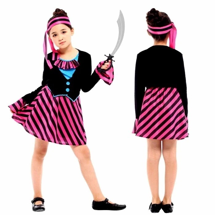 短纳期ハロウィン 衣装 海賊 パイレーツ 女海賊 コスプレ 仮装 変装 コスチューム 女子 子供用 キッズ イベント パーティー ハロウィーン ステージ衣装 演出服 クリスマス 学園祭 文化祭 余