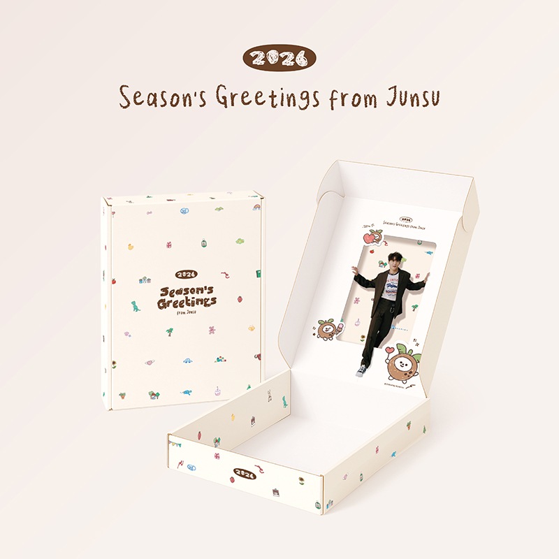 2026 SEASONS GREETINGS FROM JUNSU シーズングリーティング公式カレンダー XIA JUNSU / KIM JUNSU