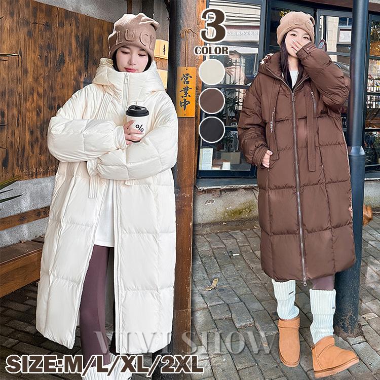 【赤字開催】中綿ジャケット レディース 中綿コート ロング フード付き 立ち襟 スタンド襟 ダウンジャケット アウター 厚手 防 防寒 保温 冬