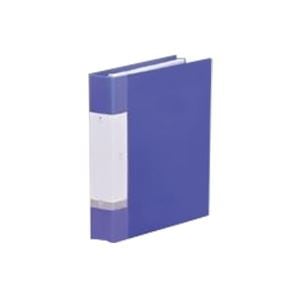 (業務用2セット) LIHITLAB クリアブック/クリアファイル リクエスト (A4/タテ型) 差し替え式タイプ G3806-8 青