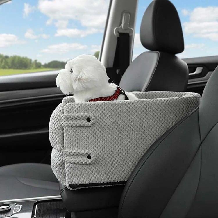 車載 ペットベッド 犬用 ドライブベッド ドライブベッド 犬 中型犬 小型犬 車 ペット 座席 黒 無地 犬 猫 ペットソファー 肘掛け アームレスト 中型ペット 小型ペット ドライブ 旅行 お出かけ