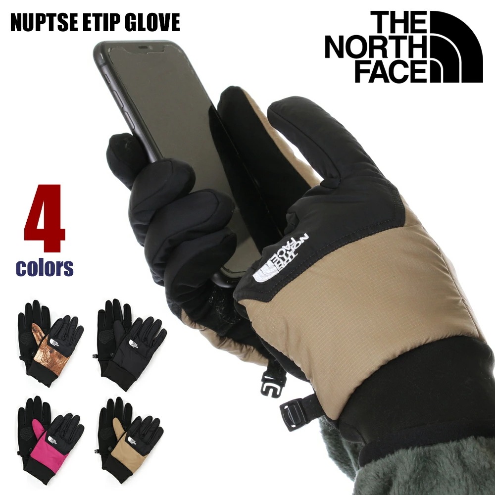 ノースフェイス 手袋 スマホ メンズ レディース THE NORTH FACE ザ・ノース・フェイス ヌプシ イーチップ グローブ 防水 防寒 スマートフォン対応 スマホ対応 滑り止め おしゃれ アウ