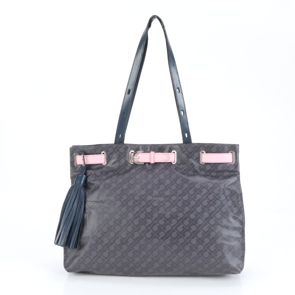 商品カード付 ソフティ タッセル トート バッグ 肩掛け ショルダー ハンド A4 レディース RUE CO8-6 中古