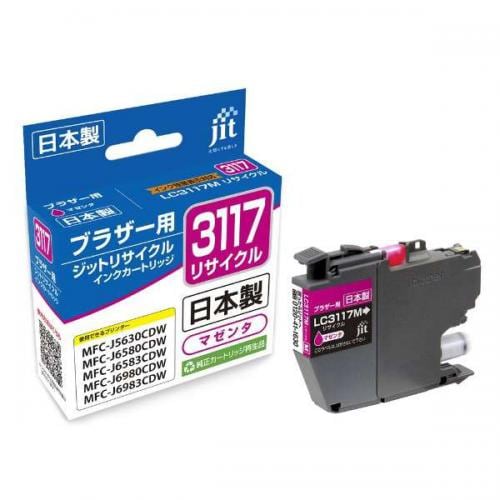 ジット JIT-B3117M [ブラザー用 LC3117M マゼンタ] 価格比較