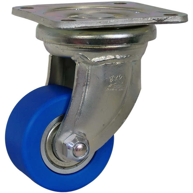 シシクアドクライス　低床超重荷重用キャスター 80径 ユニクロメッキ MC車輪　DHJ80UMC 7,837円