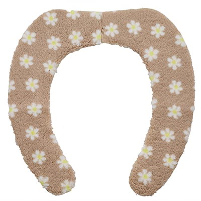 他サイト： レック ぴたQ 吸着 べんざシート ふわふわボア (小花 ベージュ) 全型対応/貼るタイプ/洗濯OKの商品画像