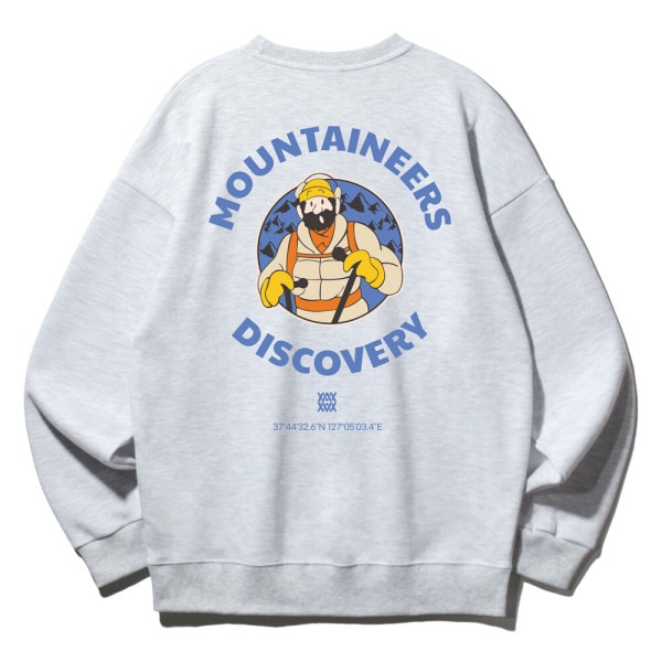 アルビンクロー NEW マウンティナルス オーバーフィット マンツーマンTシャツ MAR956 (6 COLOR)
