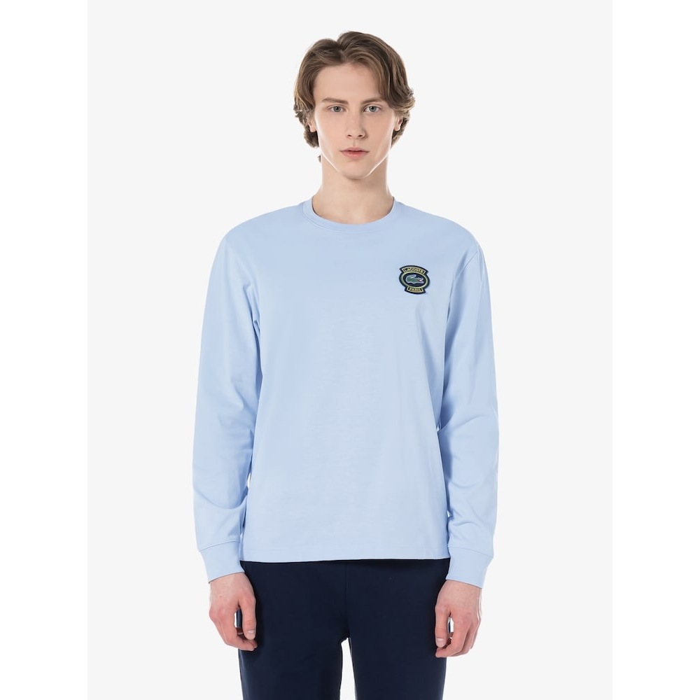 ラコステメンズバッジマッチロングスリーブ T シャツ TH0565-54G J2G Q2NTH0565-54GJ2G