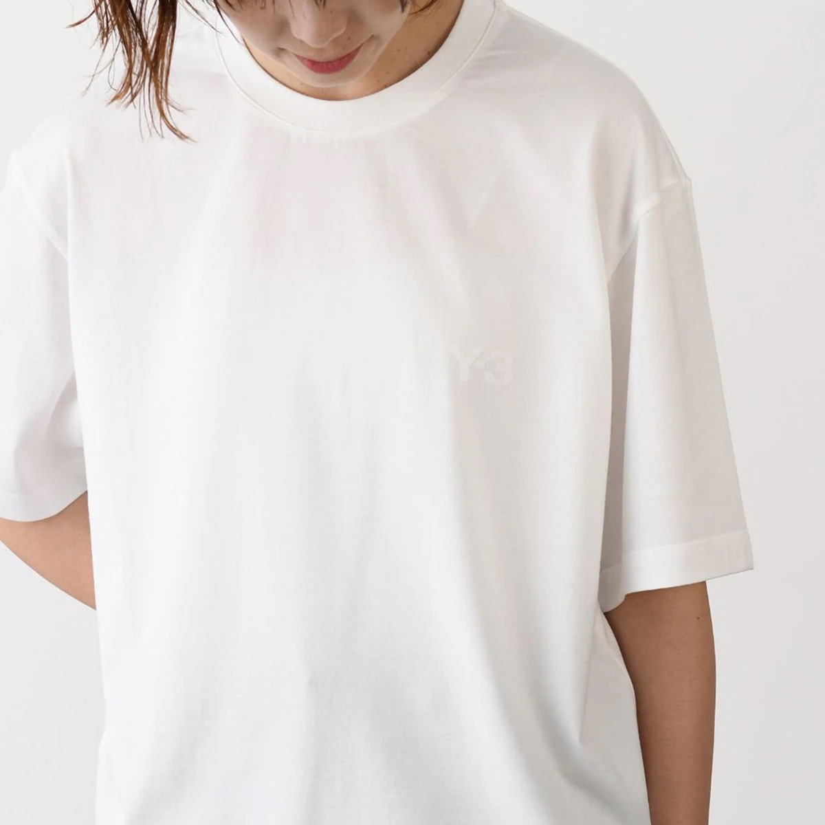 Tシャツ カットソー M REG SS TEE JD9829 レディース ホワイト コットンジャージー素材 クルーネック 半袖 春夏 ロゴ ユニセックス