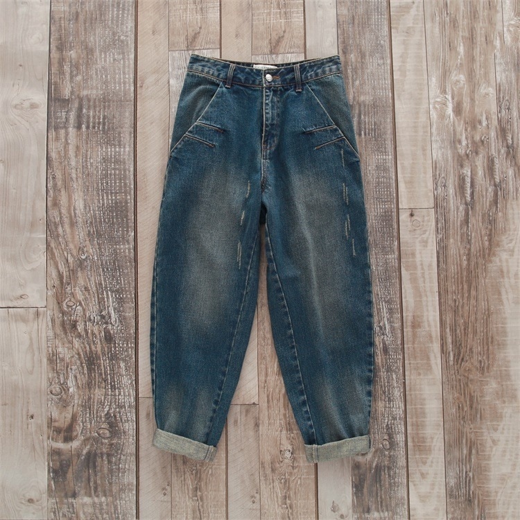 ゆったり ゆる ボトムス パンツ ズボン ワイド デニム かわいい 可愛い シンプル カジュアル おしゃれ お洒落 かっこいい レトロ 可愛い こなれ感 ラフ メンズライク マニッシュ