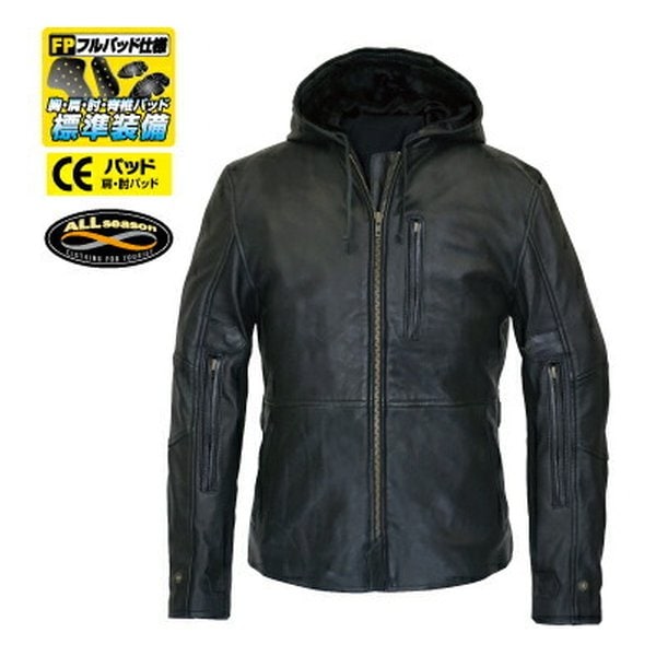 シープレザーパーカーFP BK-XL RA5033BK5