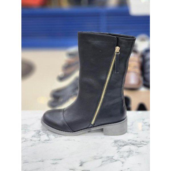 セーブゾーン05 女性 シンプルモダン スーツ 4cmヒール オフィスルック ハーフブーツ GFLQM291 (40922144)