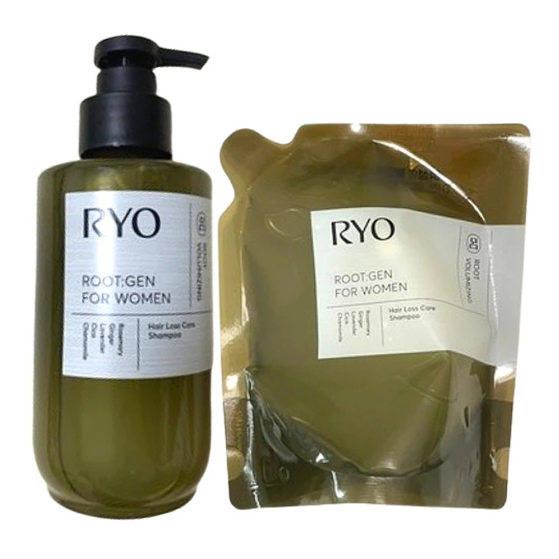 ルートジェン 女性用 脱毛症状ケア シャンプー 515ml＋詰め替え400ml スカルプケア 大容量セット ボリュームケア 韓国ヘアケア デイリー用