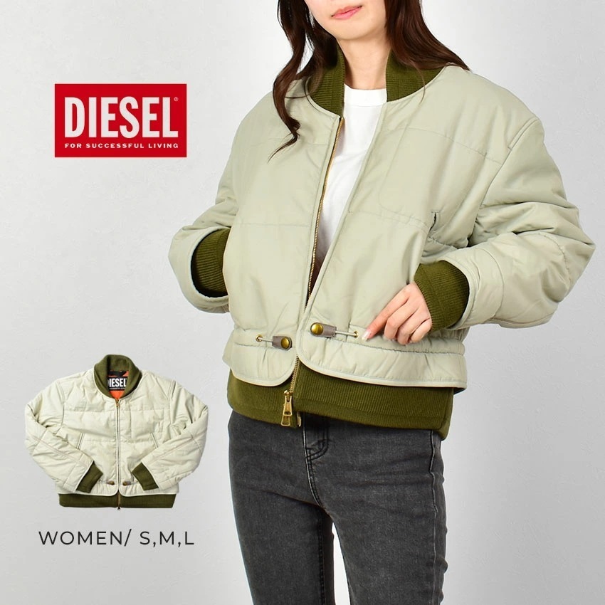メガ割 レディース ボンバージャケット アウター フライト MA-1 ブランド おしゃれ 羽織り 防寒 G-VITE GIACCIA JACKET A06337 0NDAU 防風 フルジップ 無地 長