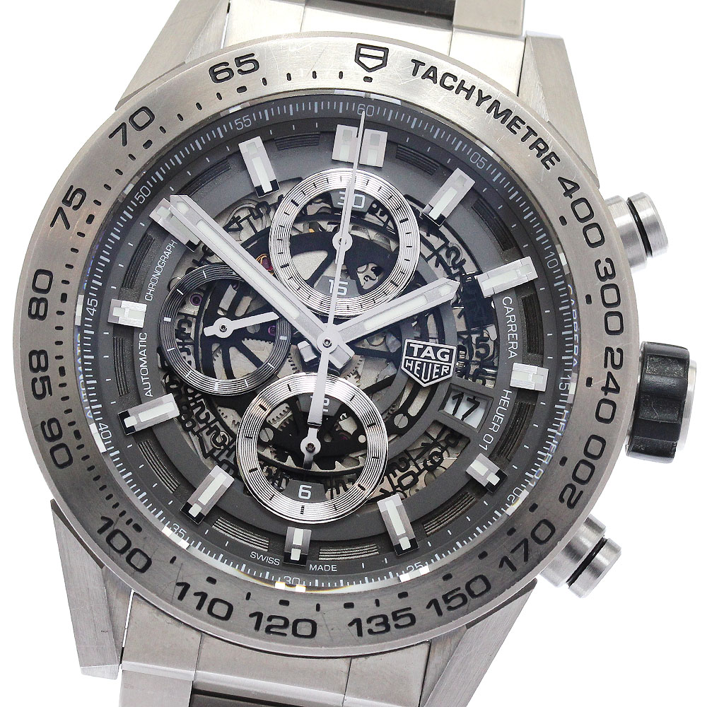 タグホイヤー TAG HEUER CAR2A8A カレラ キャリバーホイヤー01 クロノグラフ 自動巻き メンズ 保証書付き_882752【中古】 202,800円