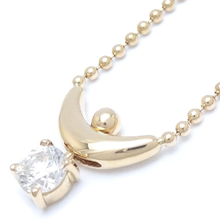 ダイヤモンド ネックレス ダイヤモンド0.52ct K18YG イエローゴールド/290856【中古】