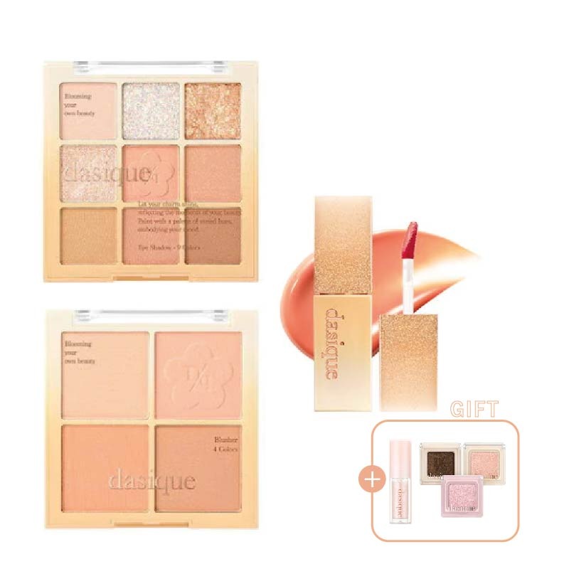 [NEW/2024年夏新作/GIFT]ゴールデンフラワー SET/ ゴールデンフラワーシャドウ/ ジューシーデューイティントピーチパーズ/ ゴールデンフラワーチーク