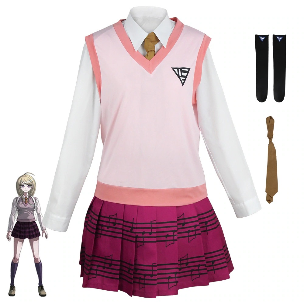 K961新弾丸論破v 3cos服赤松楓キャンパスjk制服コスプレ衣装演技服