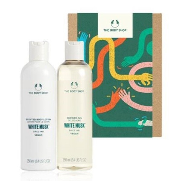 【The body shop】 ザ·ボディショップ ホワイトムスクセット 250ml (プレゼント) 贈呈品なくなり次第贈呈終了